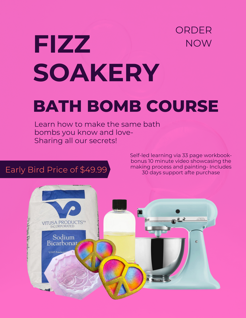 Fizz Soakery Bath Bomb Course
