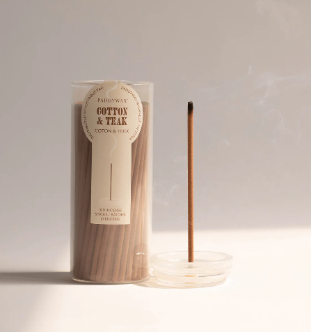 Paddywax Haze Incense - Cotton Teak