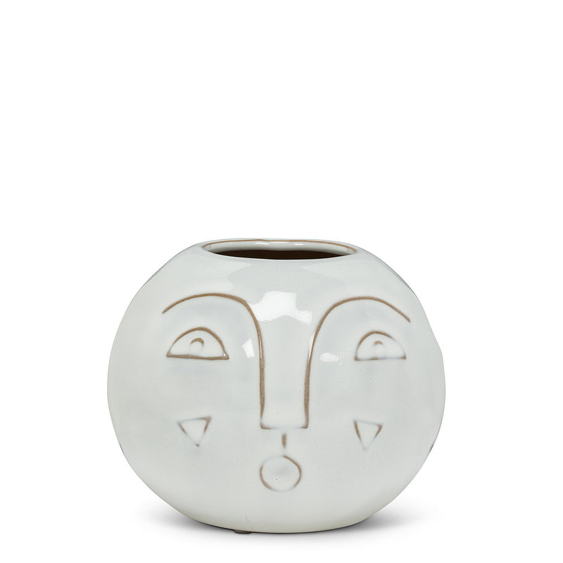 Small Modern Face Vase