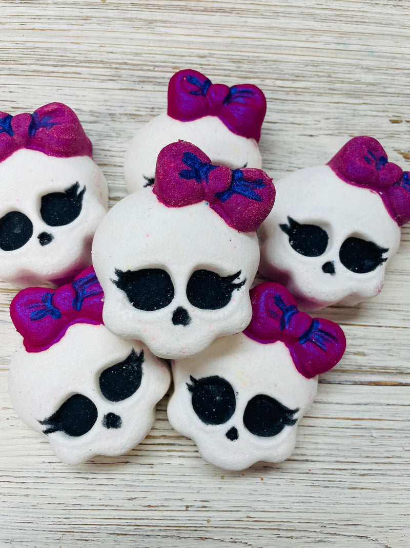 Miss Skully Pink Bow