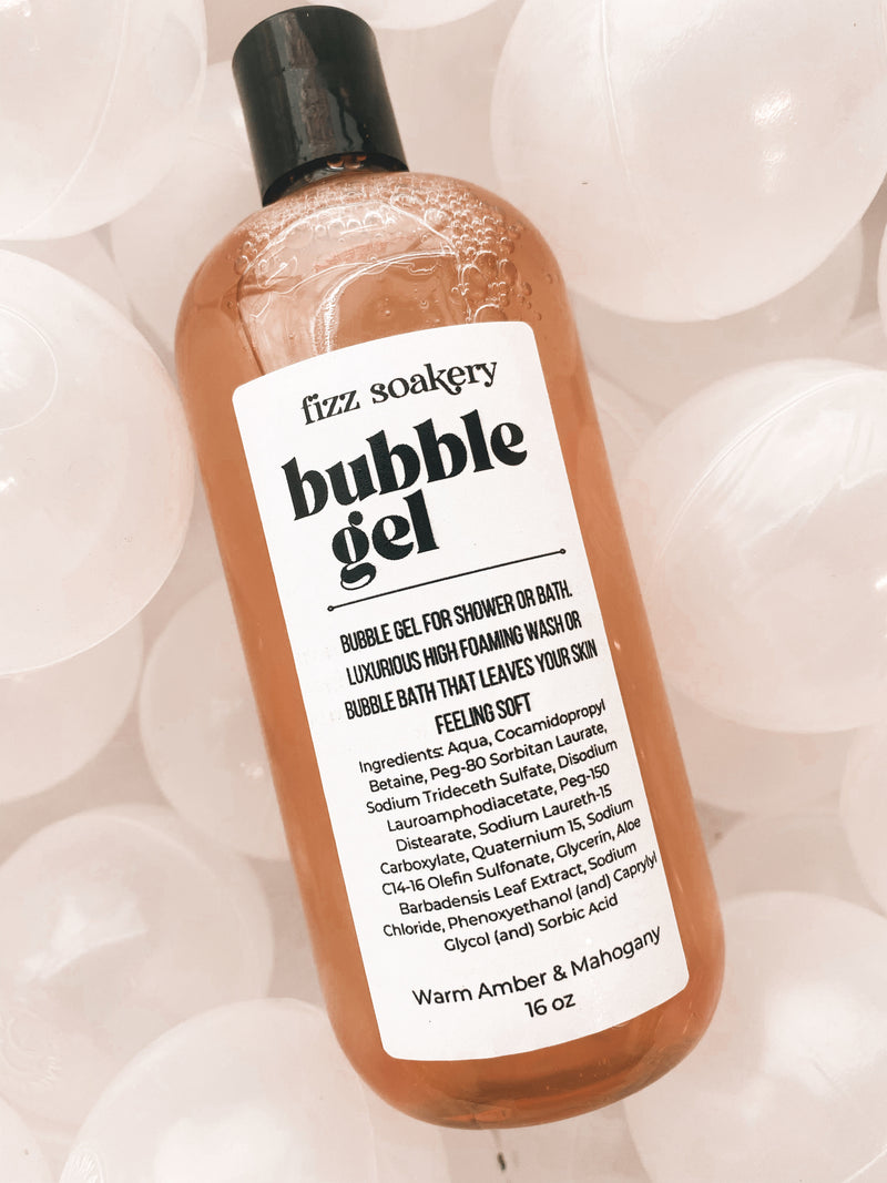 Warm Amber Bubble Gel