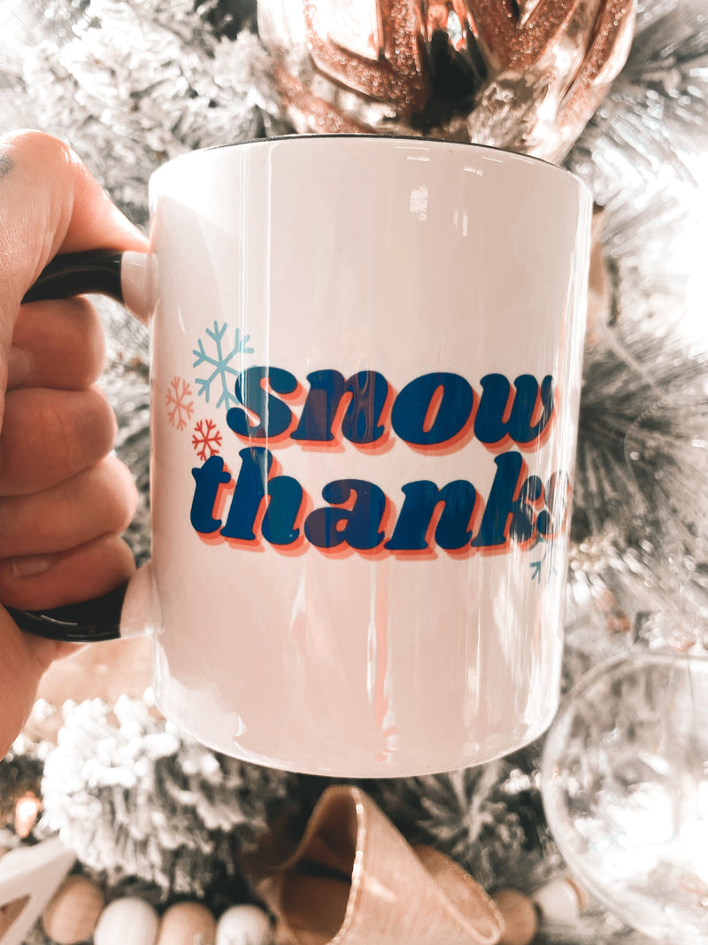 Snow Thanks Mug