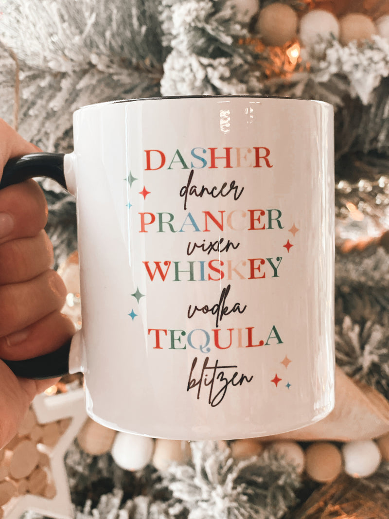 Dasher Dancer Mug