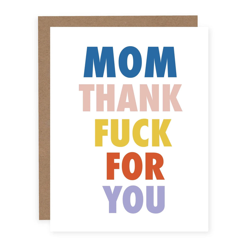 Mom Thank Fuck For You